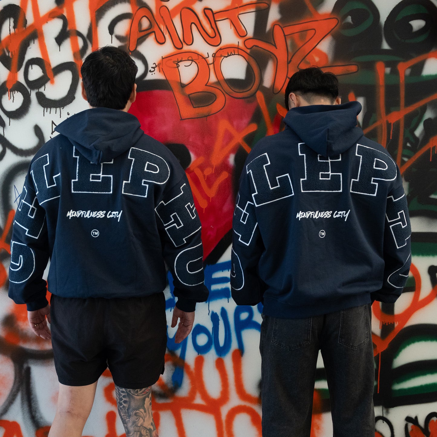 GELEPHU Edition NAVY Hoodie | Essentials Collection
