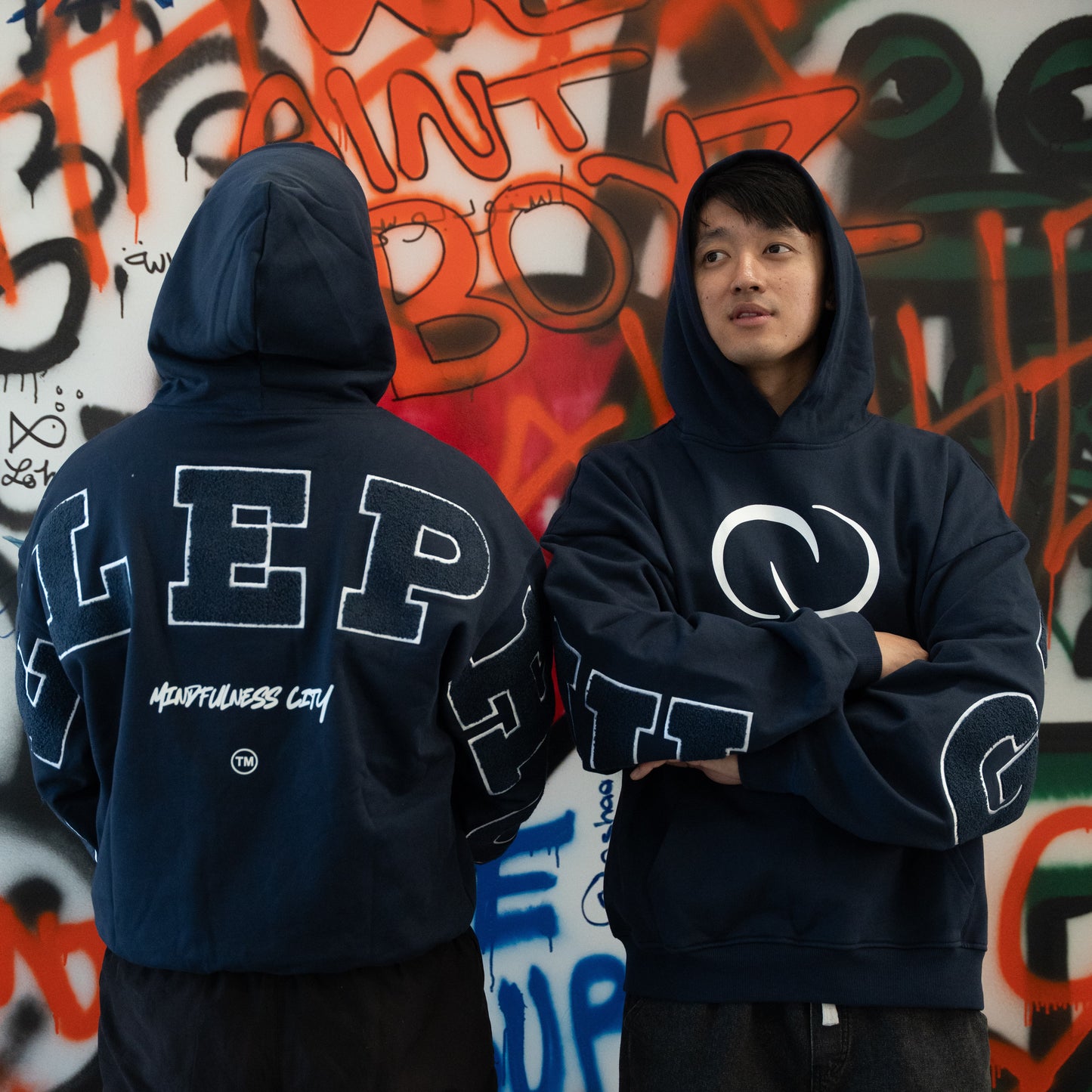GELEPHU Edition NAVY Hoodie | Essentials Collection
