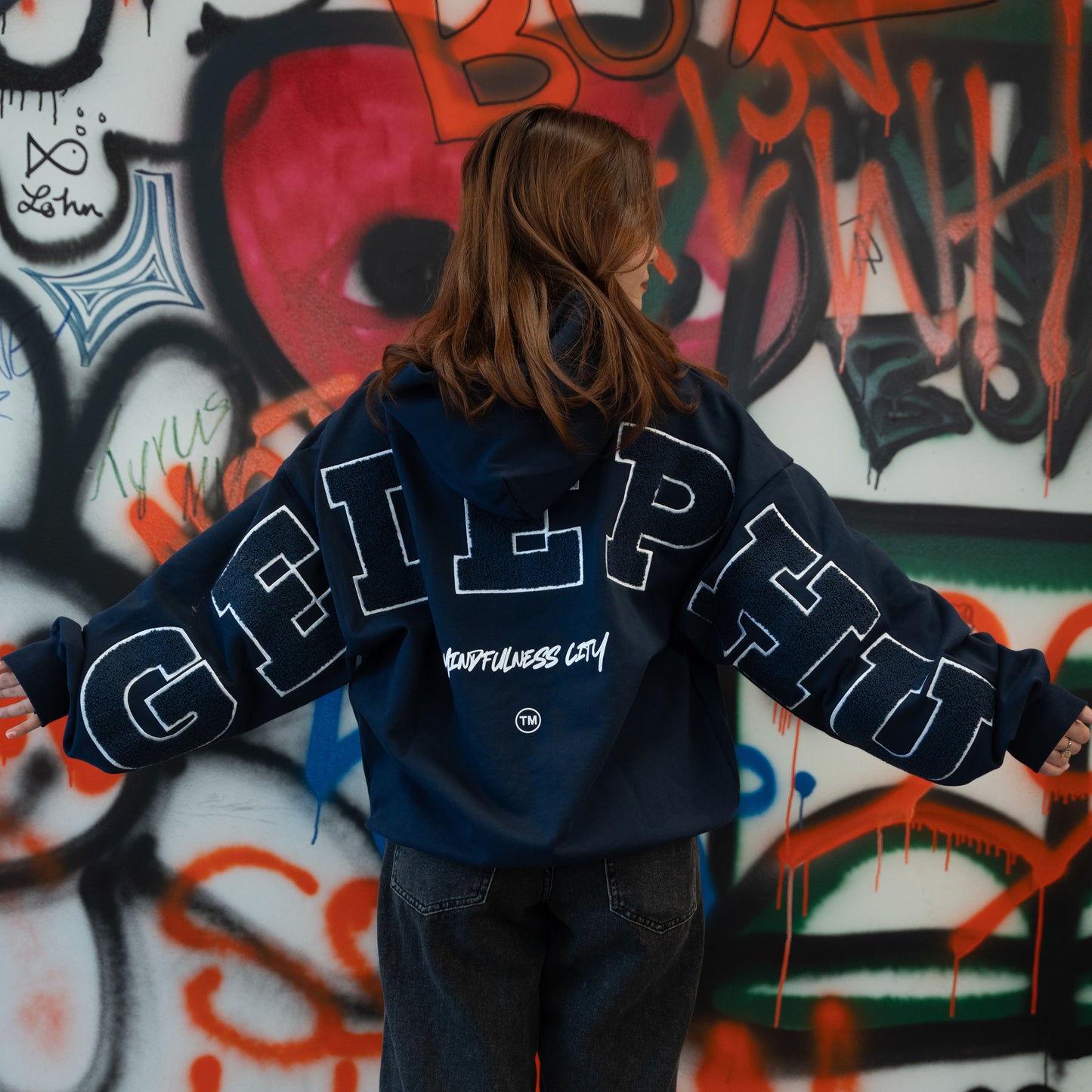 GELEPHU Edition NAVY Hoodie | Essentials Collection