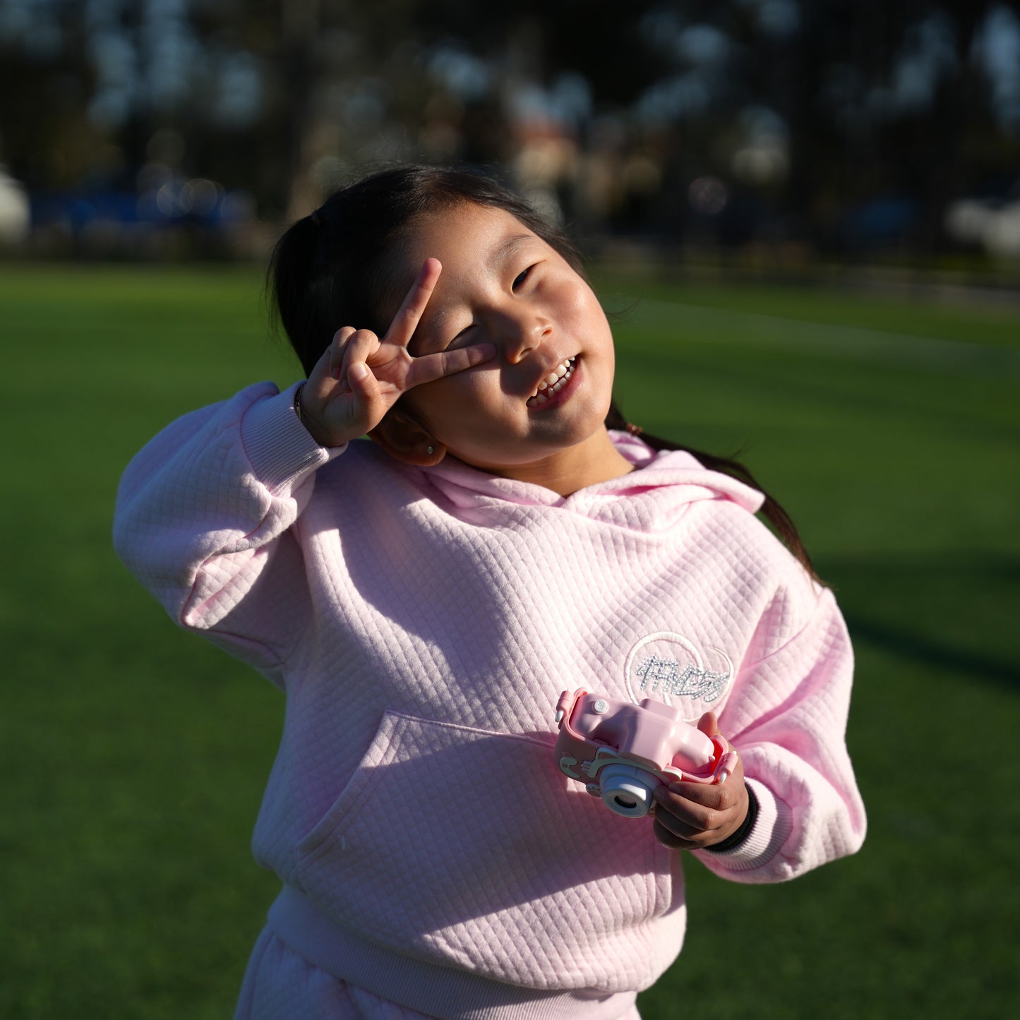 4FIVE58 Kids Thimphu Hoodie & Pant Set | Pink