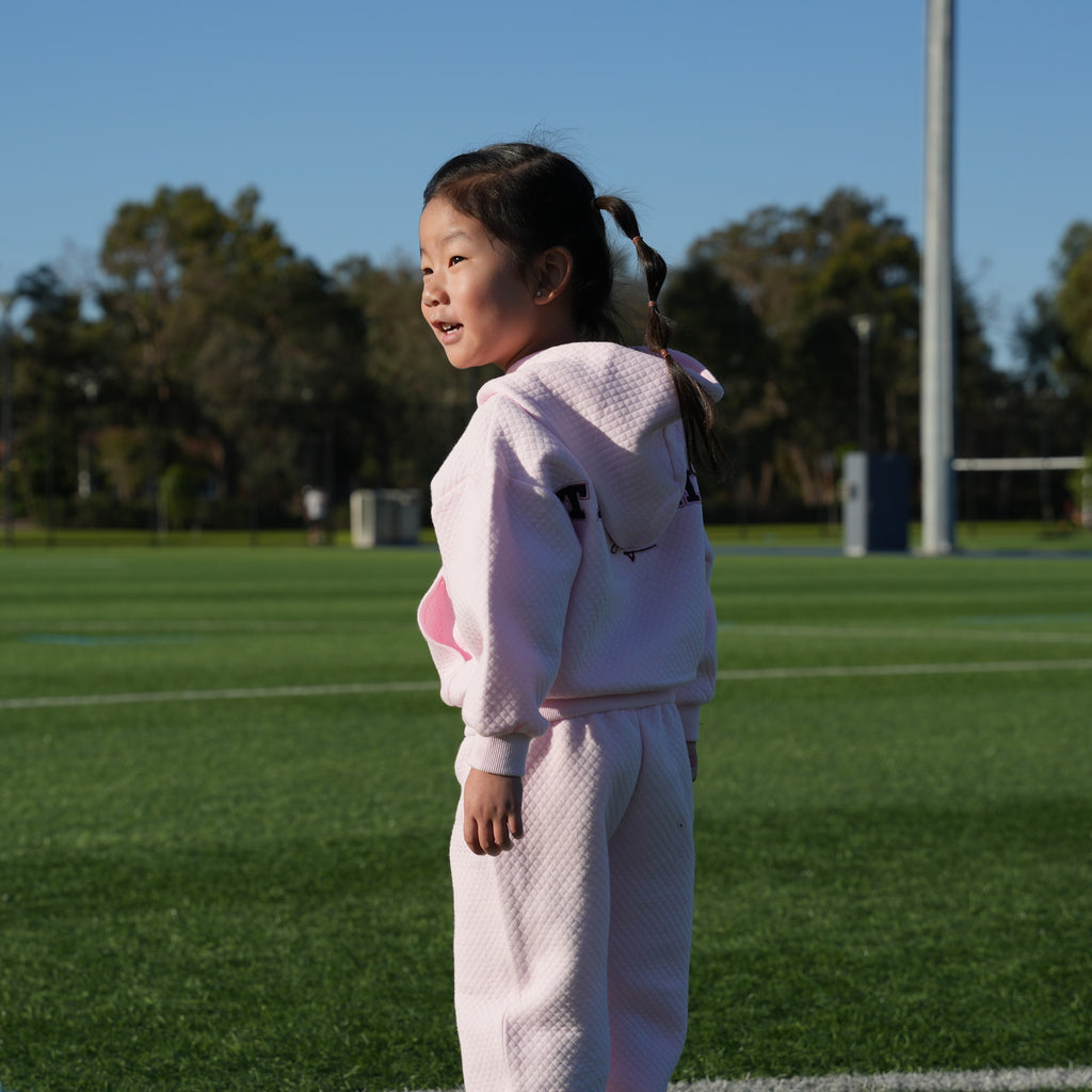 4FIVE58 Kids Thimphu Hoodie & Pant Set | Pink