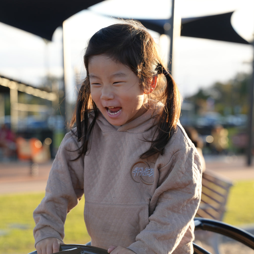 4FIVE58 Kids Gelephu Hoodie & Pant Set | Brown