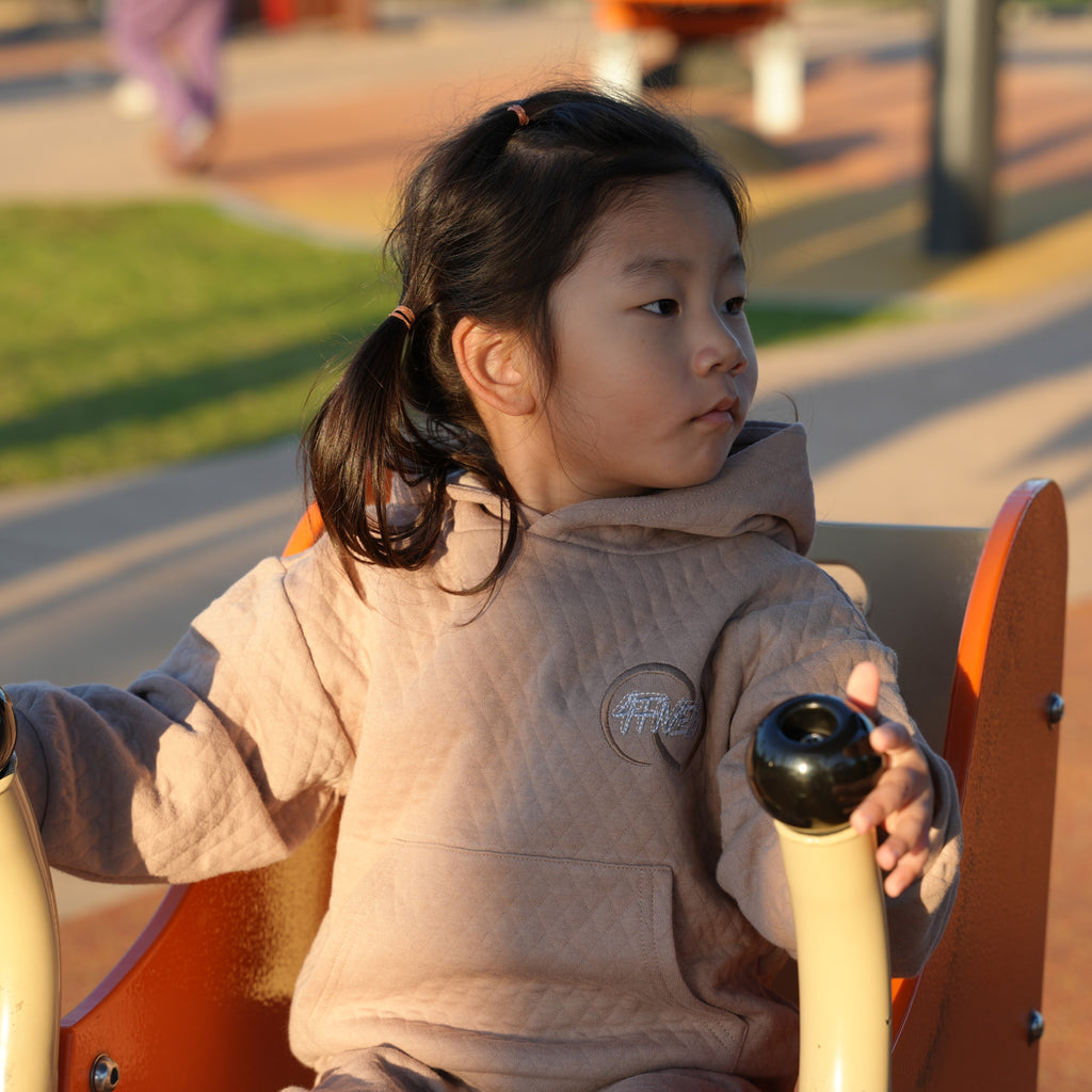 4FIVE58 Kids Gelephu Hoodie & Pant Set | Brown