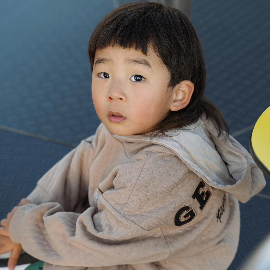 4FIVE58 Kids Gelephu Hoodie & Pant Set | Brown