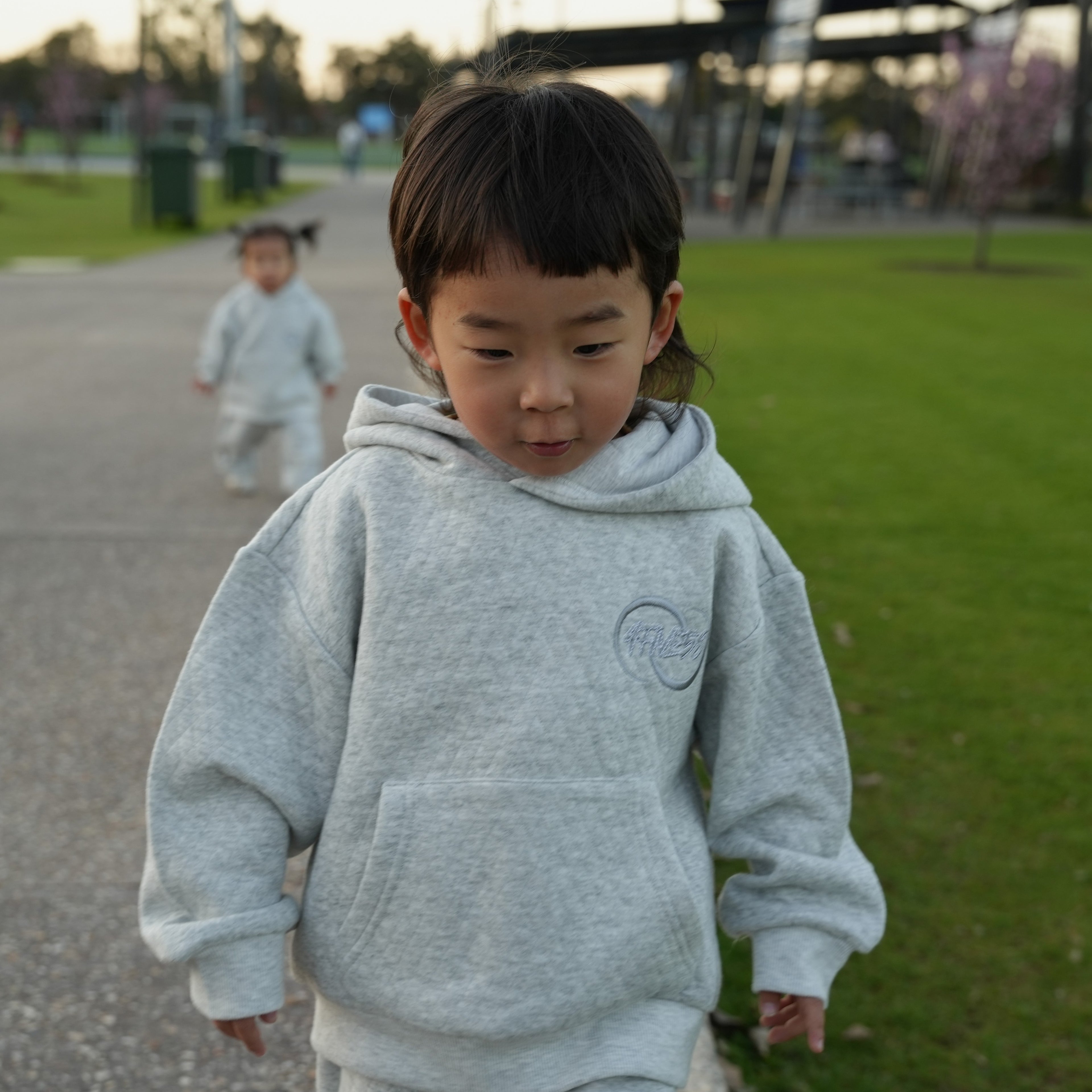 4FIVE58 Kids Gelephu Hoodie & Pant Set | Grey
