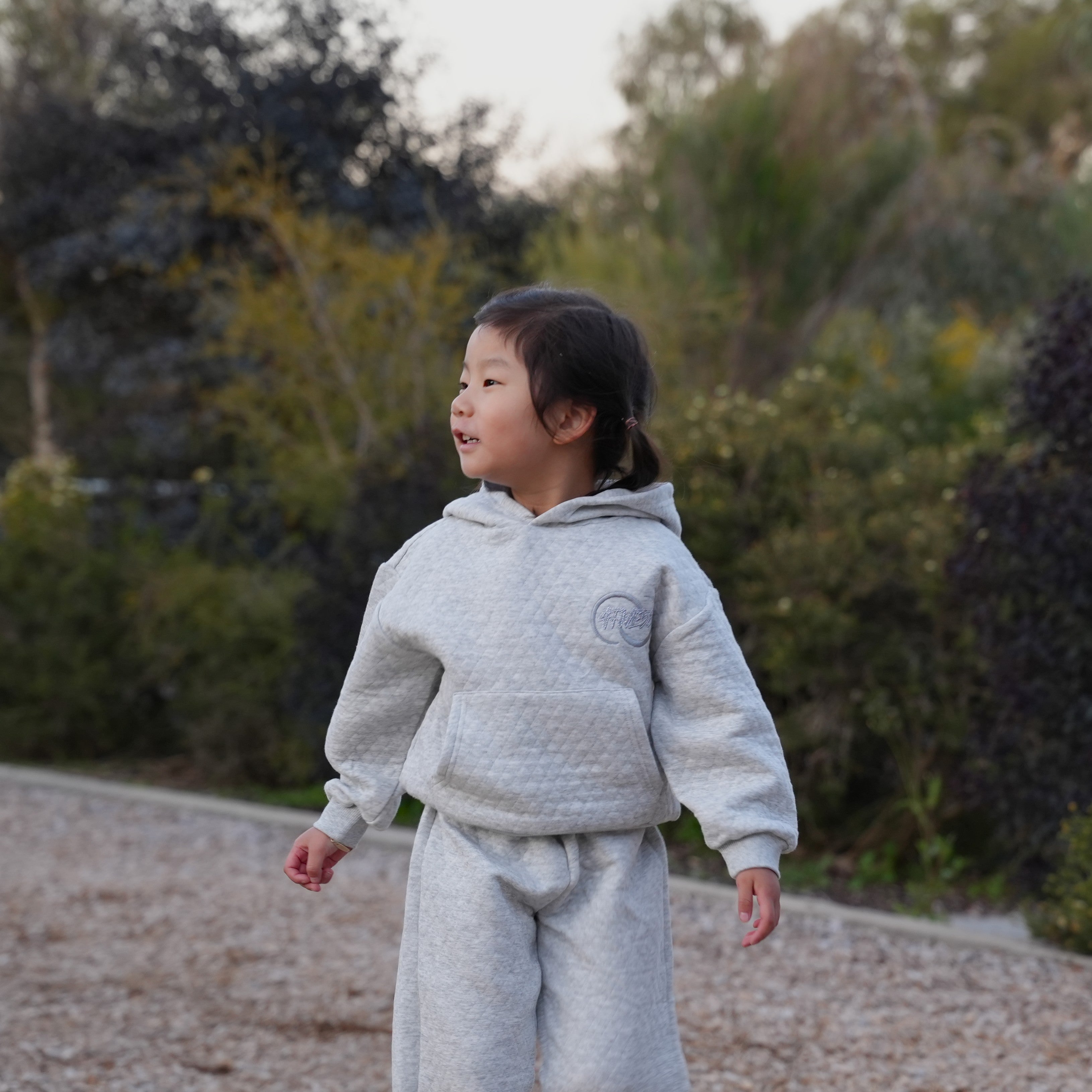 4FIVE58 Kids Gelephu Hoodie & Pant Set | Grey (40% OFF)