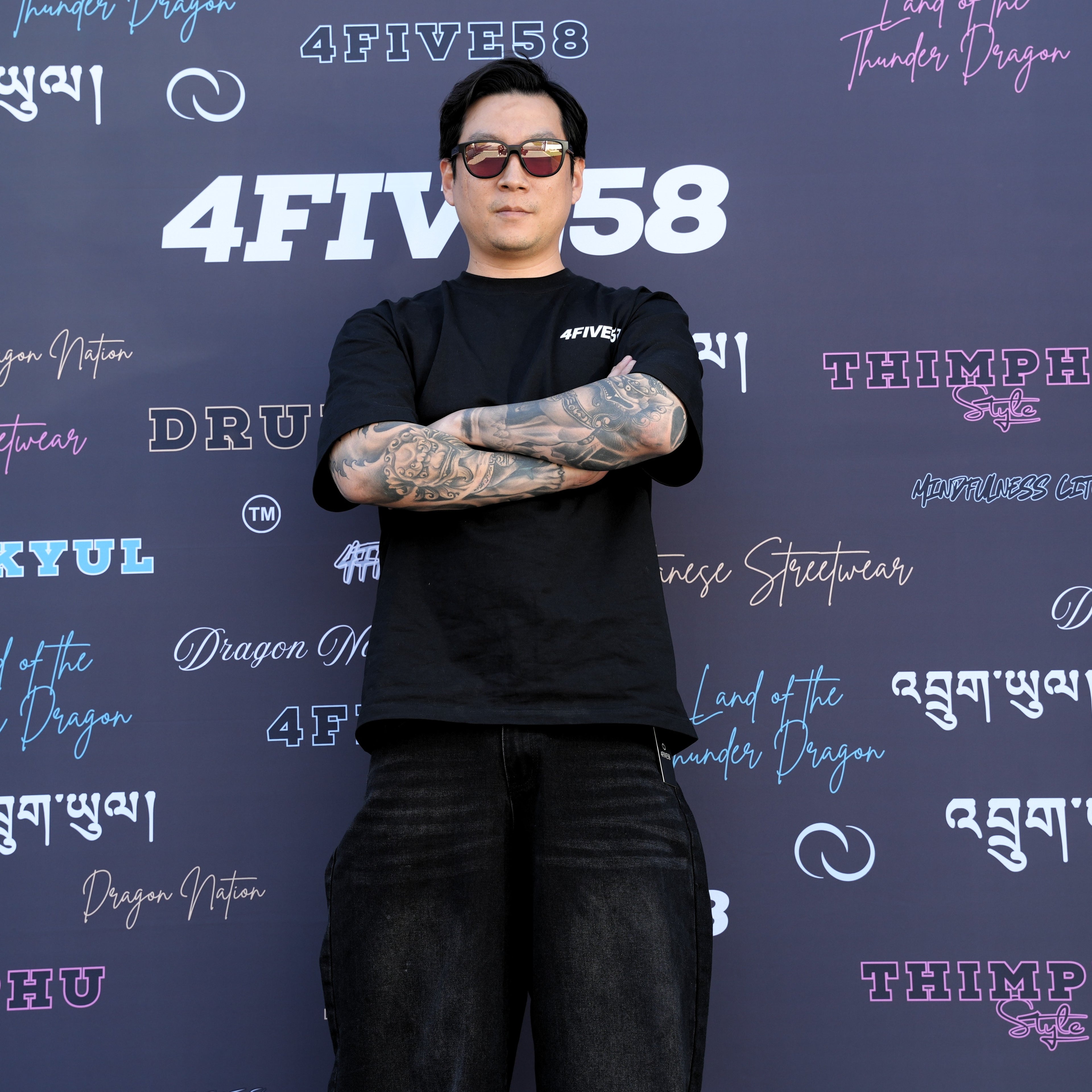 4FIVE58 Embroidered DRUK 88 T-Shirt | Dragon Nation Collection (15% OFF)