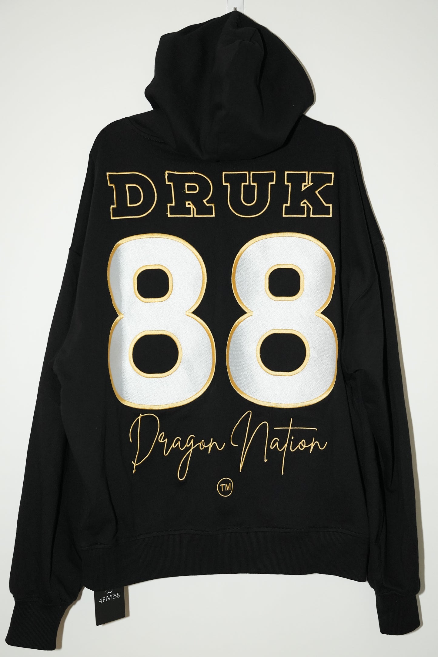 4FIVE58 Embroidered DRUK 88 Hoodie | Dragon Nation Collection