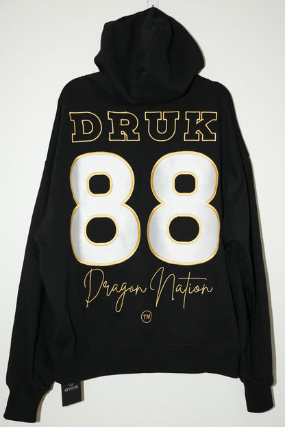 4FIVE58 Embroidered DRUK 88 Hoodie | Dragon Nation Collection