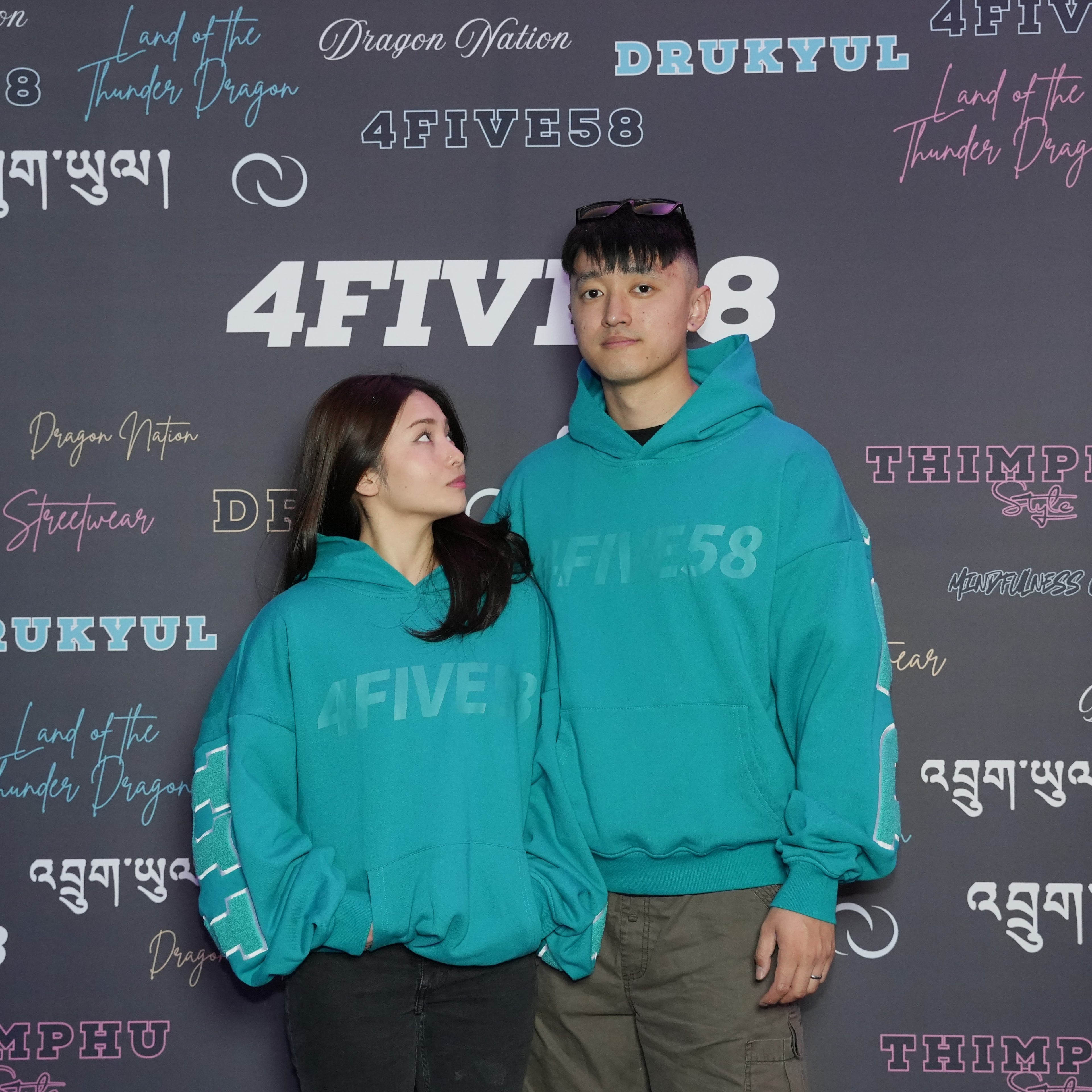 4FIVE58 Embroidered DRUKYUL Hoodie (10%)