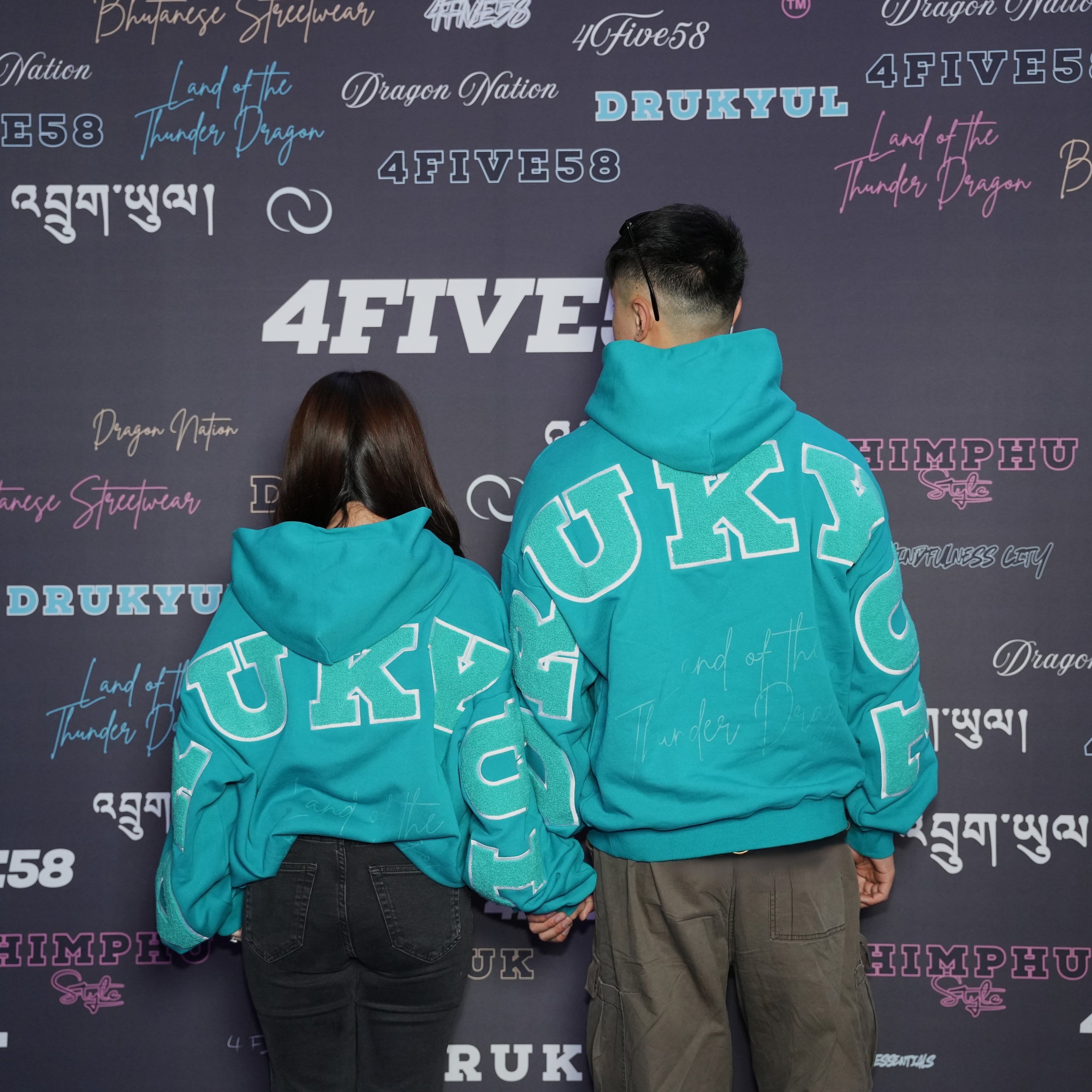 4FIVE58 Embroidered DRUKYUL Hoodie (10%)