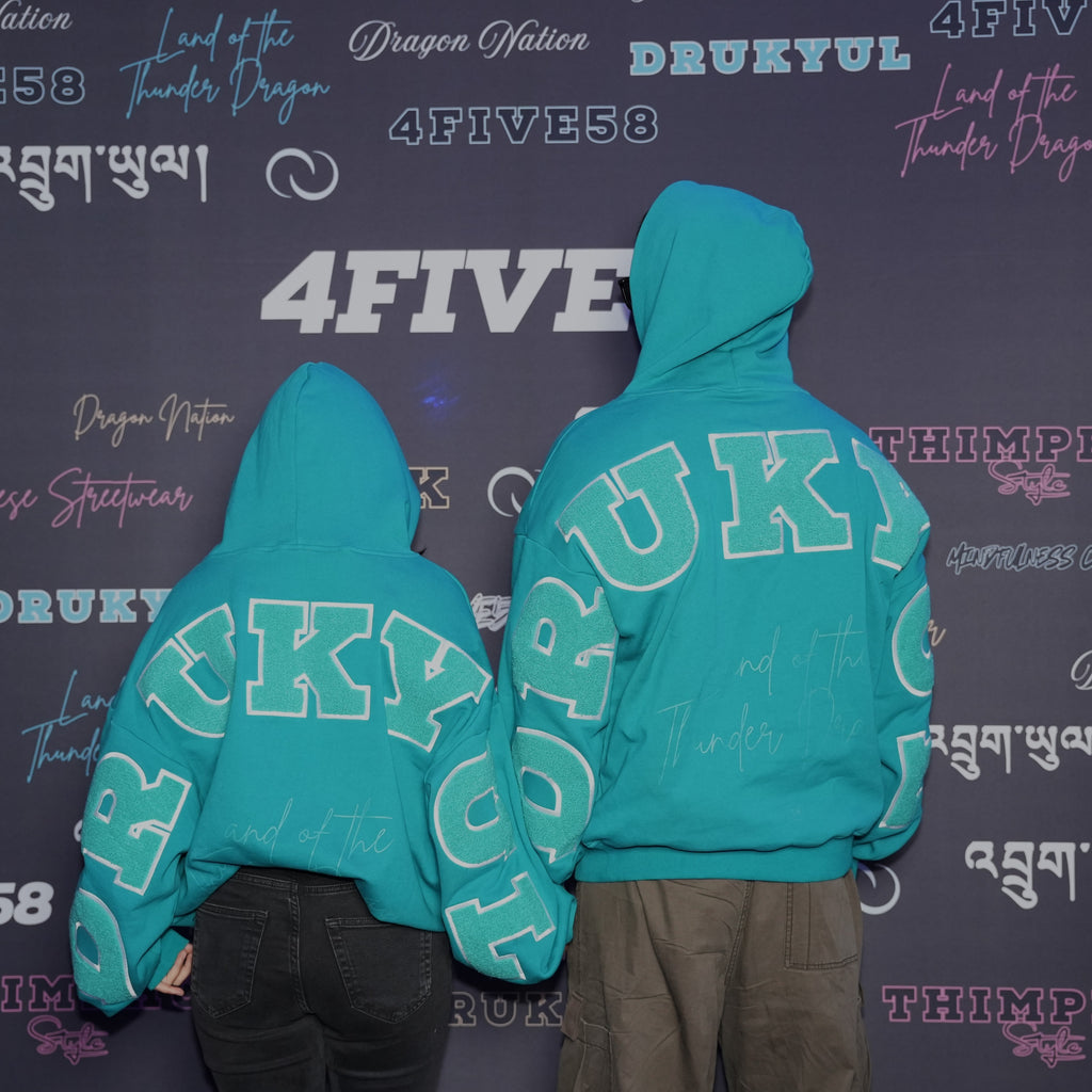 4FIVE58 Embroidered DRUKYUL Hoodie (10%)