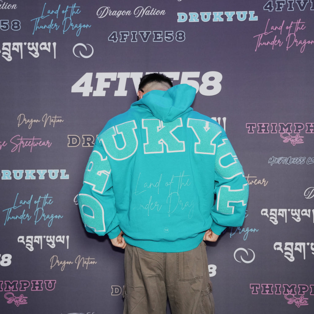 4FIVE58 Embroidered DRUKYUL Hoodie (10%)