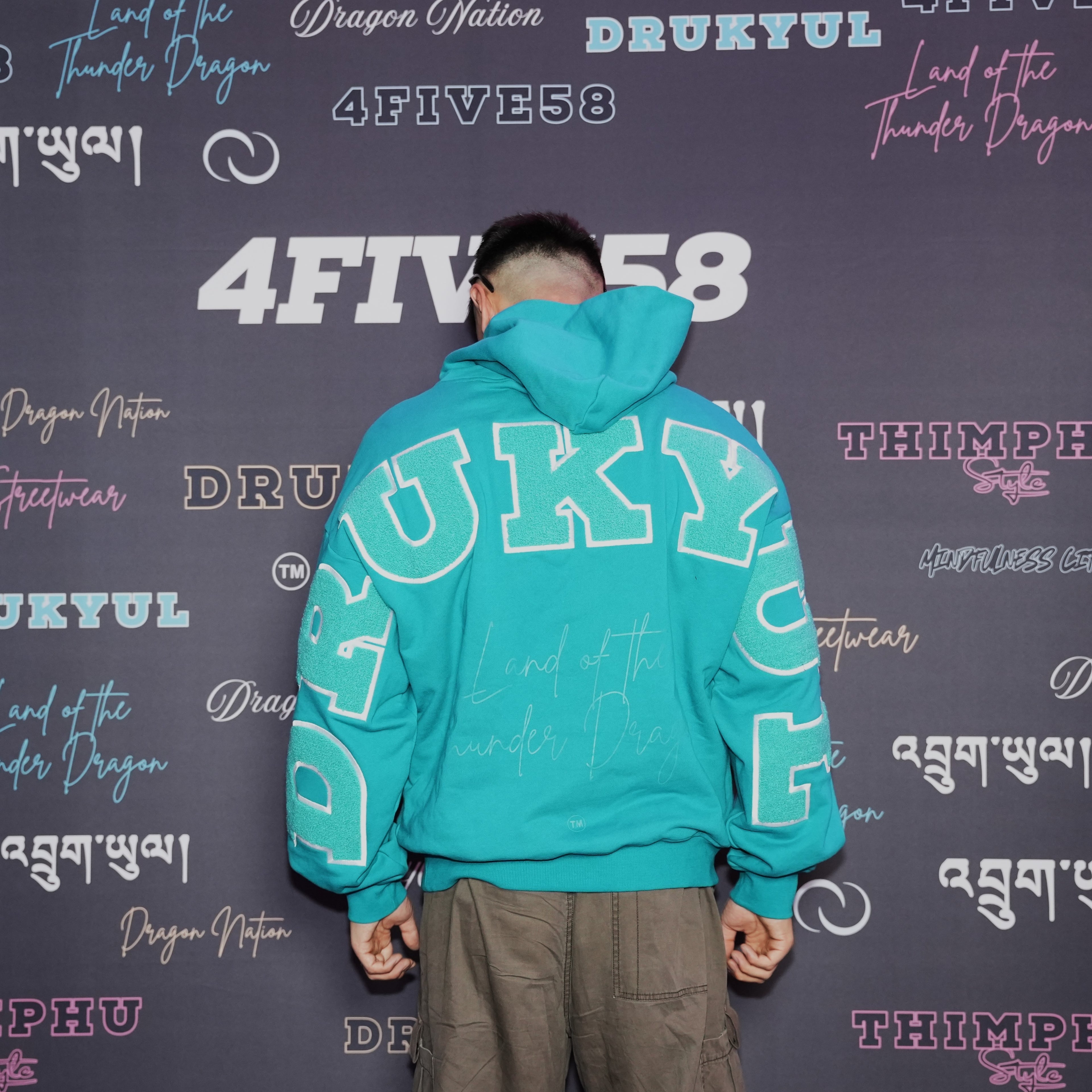 4FIVE58 Embroidered DRUKYUL Hoodie (10%)