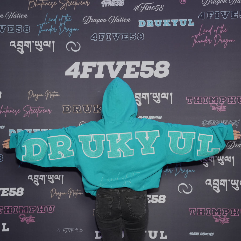 4FIVE58 Embroidered DRUKYUL Hoodie (10%)