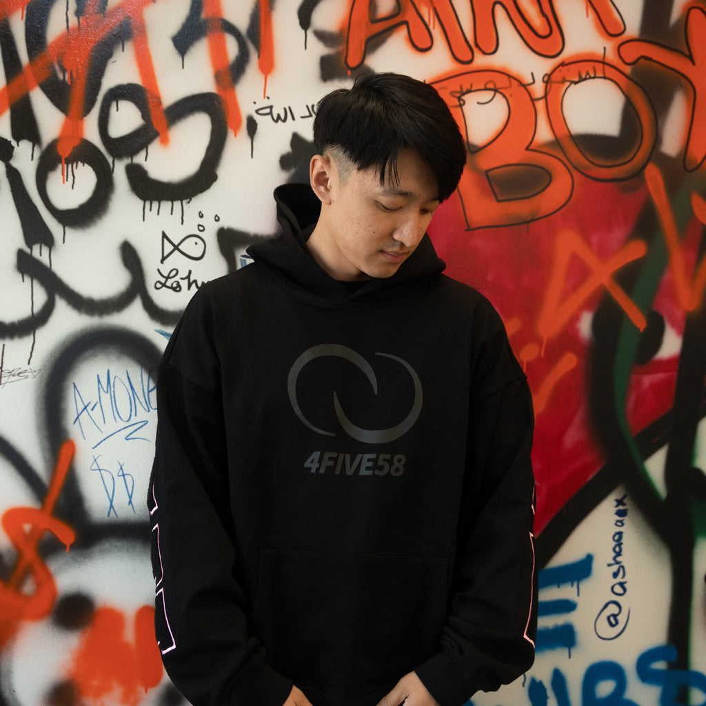 4FIVE58 THIMPHU Edition BLACK-PINK Hoodie | Essentials Collection