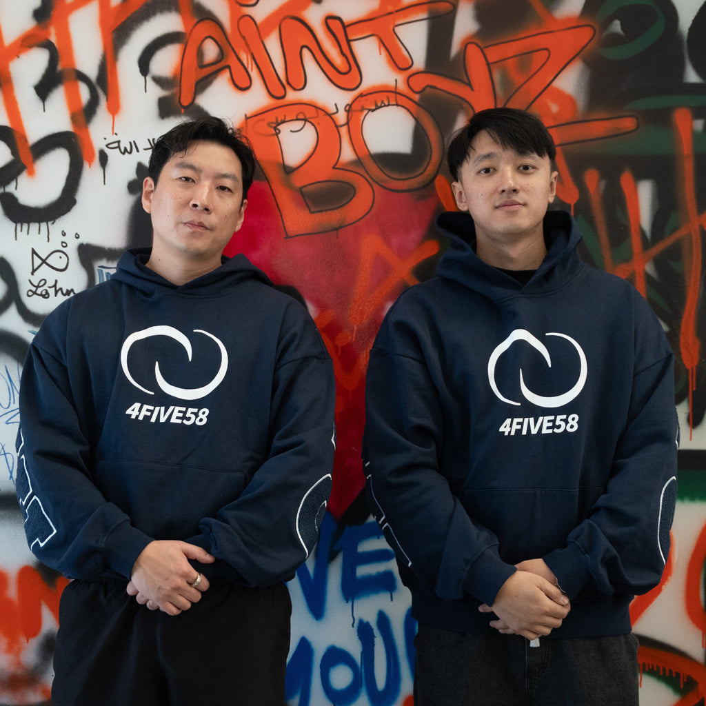 4FIVE58 GELEPHU Edition NAVY Hoodie | Essentials Collection