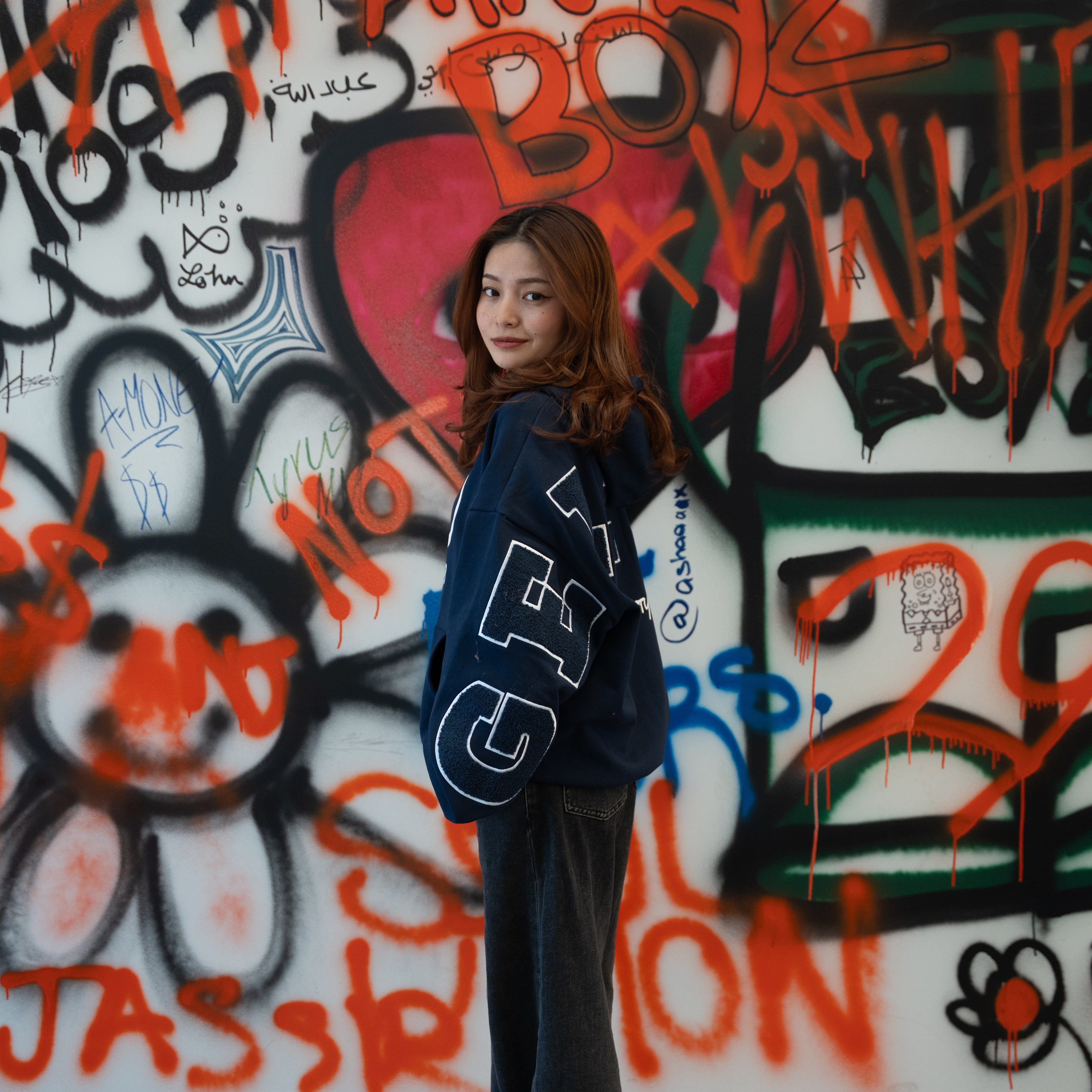 4FIVE58 GELEPHU Edition NAVY Hoodie | Essentials Collection (40% OFF)