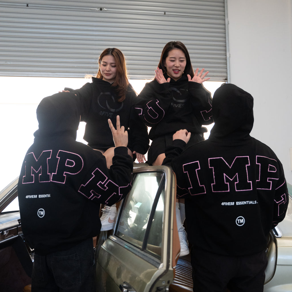 4FIVE58 THIMPHU Edition BLACK-PINK Hoodie | Essentials Collection