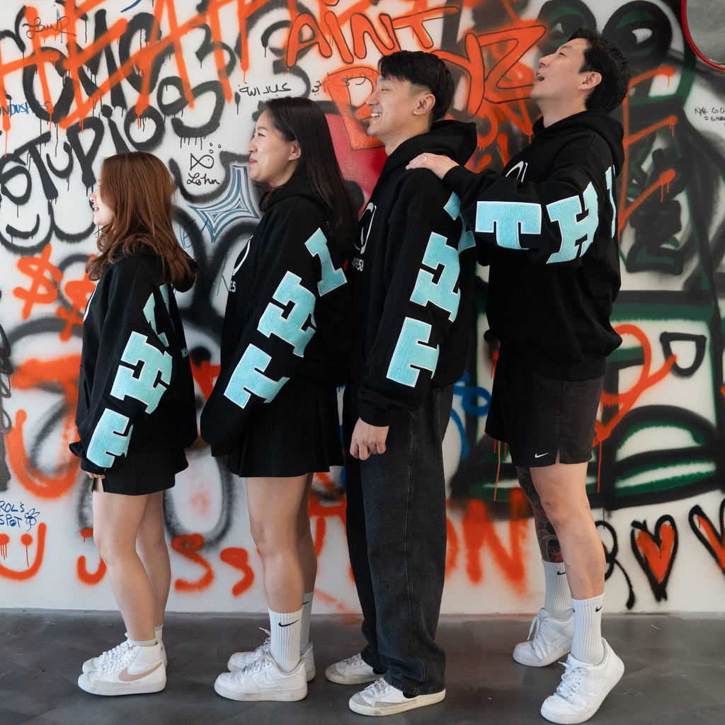 4FIVE58 THIMPHU Edition BLACK-BLUE Hoodie | Essentials Collection