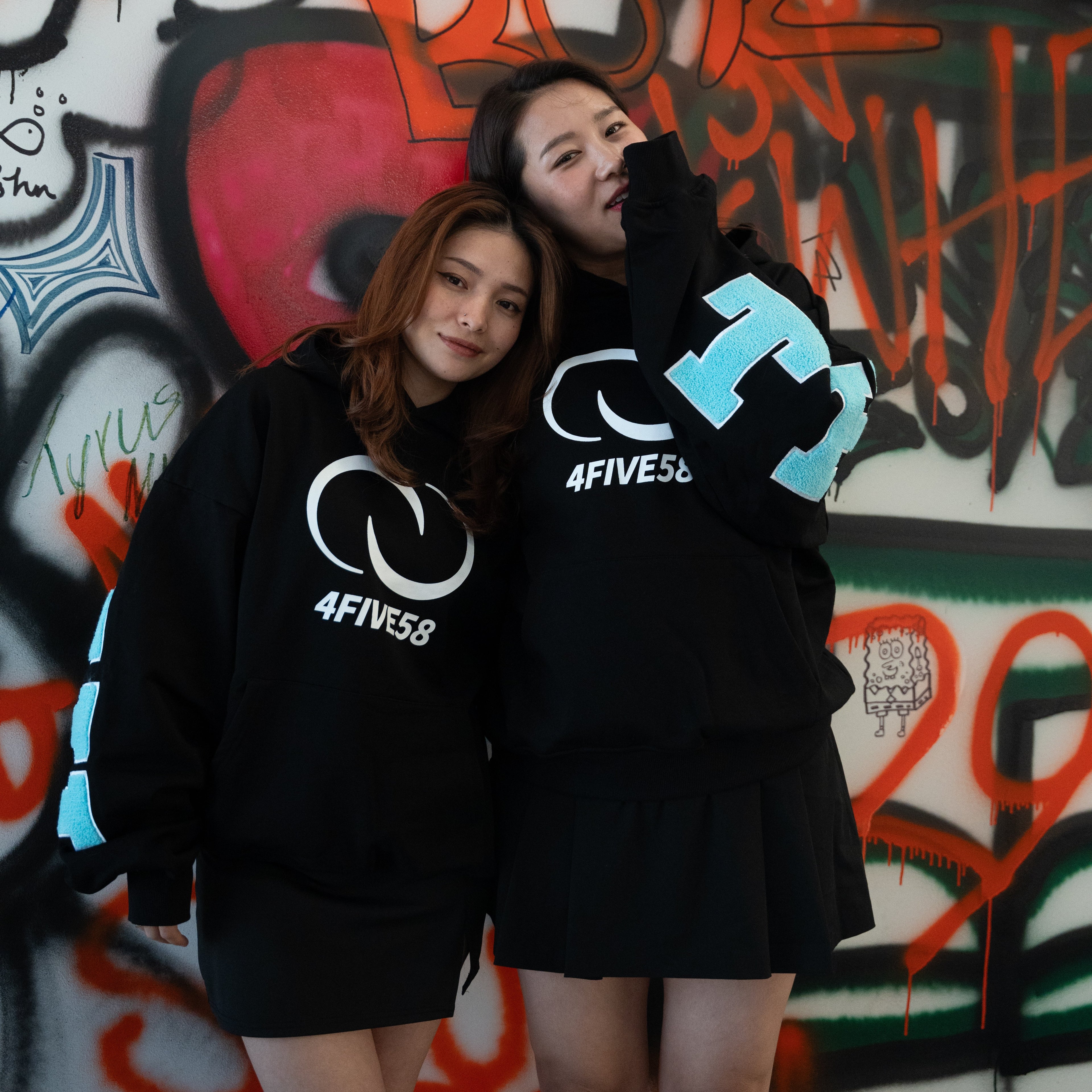 4FIVE58 THIMPHU Edition BLACK-BLUE Hoodie | Essentials Collection (30% OFF)