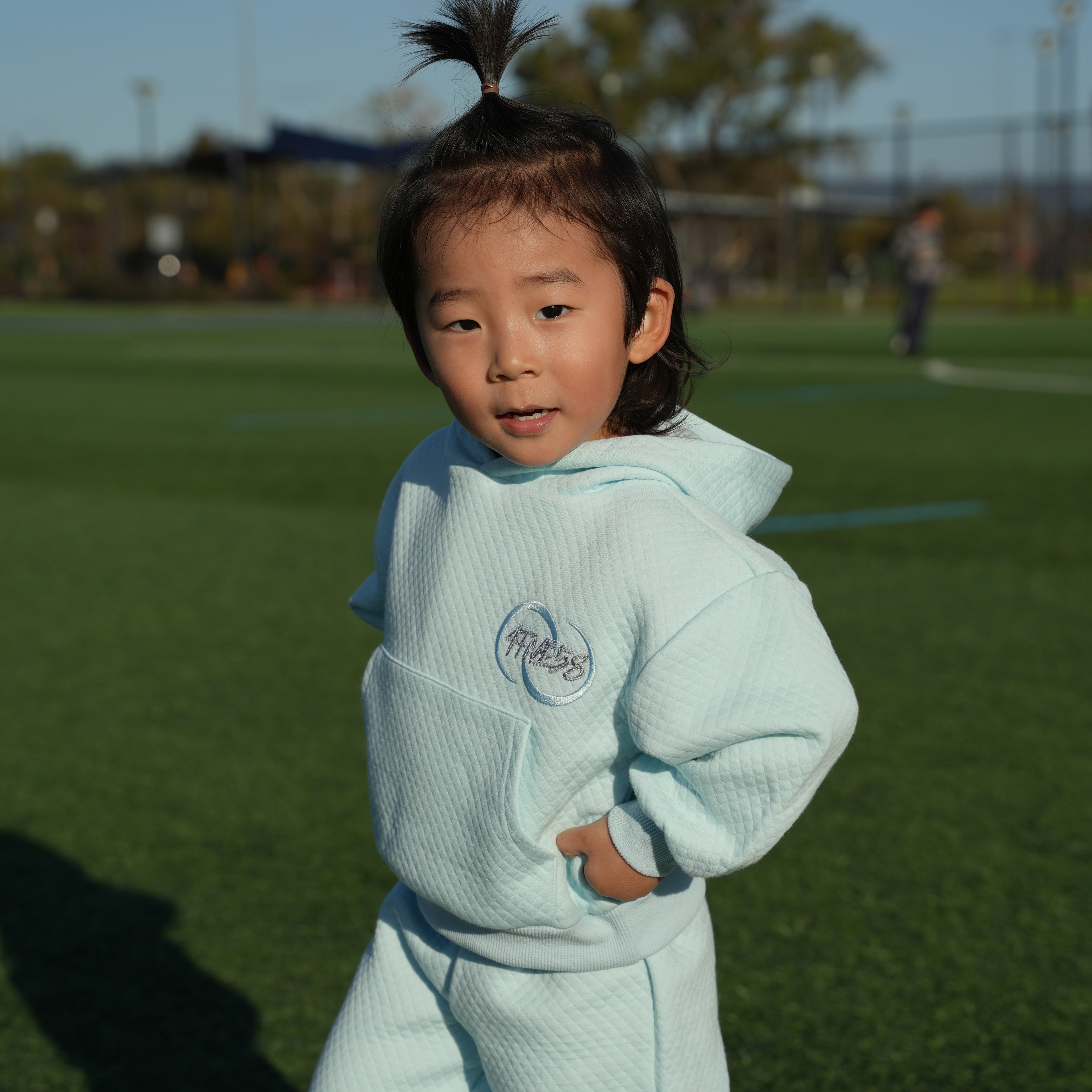 4FIVE58 Kids Thimphu Hoodie & Pant Set | Blue (40% OFF)