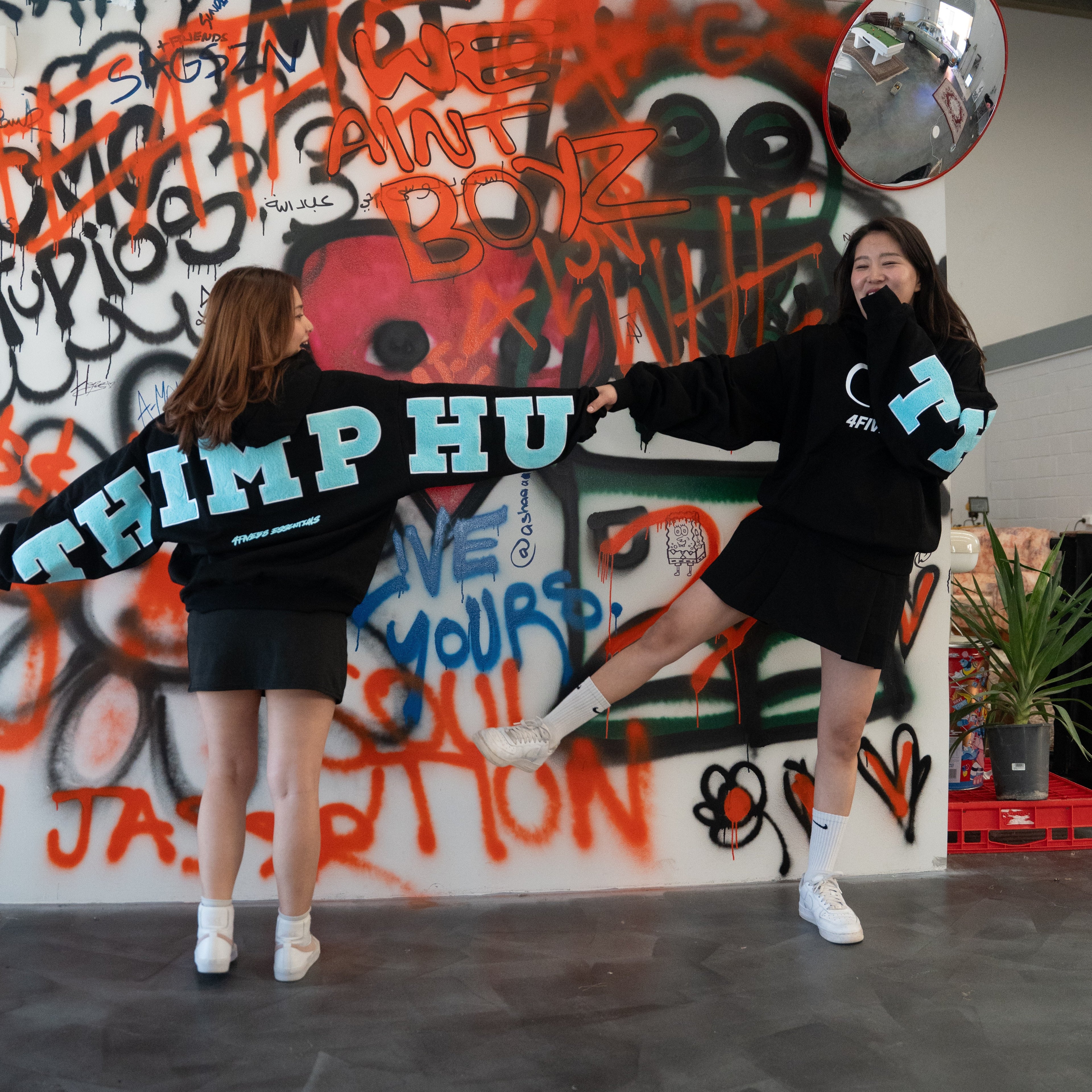 4FIVE58 THIMPHU Edition BLACK-BLUE Hoodie | Essentials Collection (30% OFF)